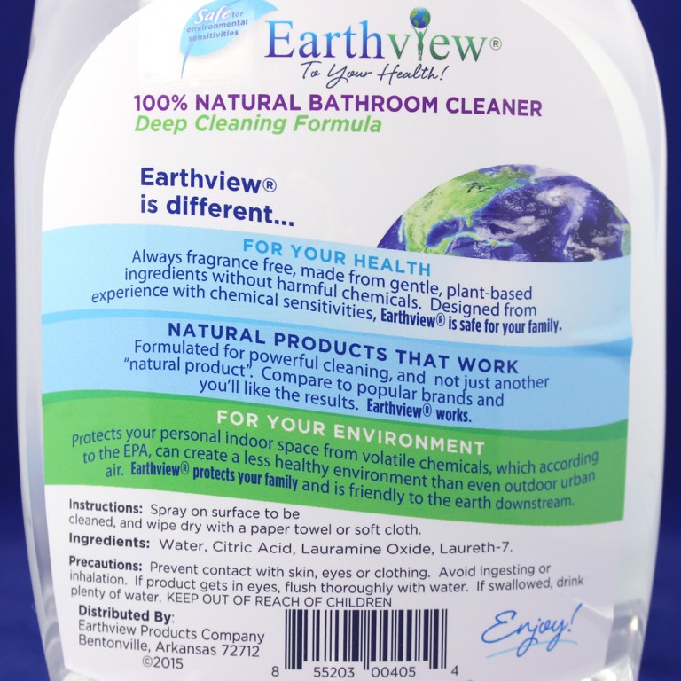 Bathroom Cleaner 32 oz Earthview Products Earthview Products