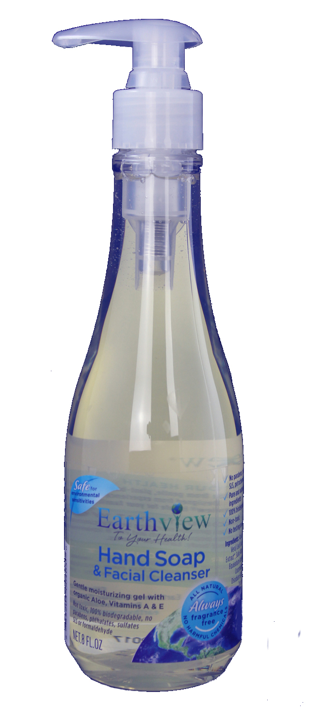 Earthview Hand Soap & Facial Cleanser 8 oz