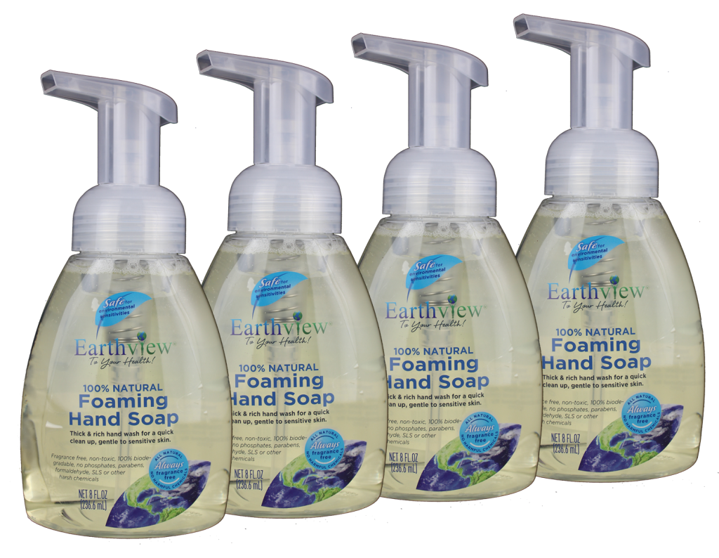 Foaming Hand Soap 4 Pk/8 oz Earthview Products Earthview Products
