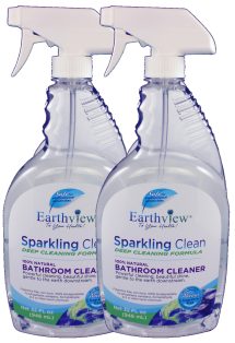 Earthview Fragrance-Free Bathroom Cleaner 2-Pack (32 oz Each)
