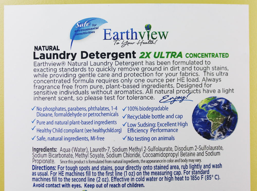 Earthview Fragrance-Free Laundry Detergent 2-Pack (128 Fl oz Each) - Image 4