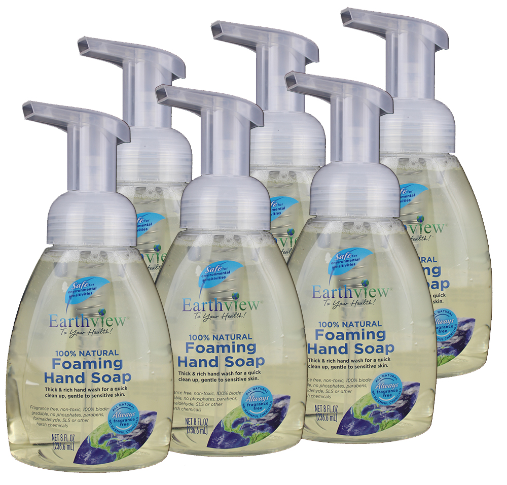 Earthview Foaming Hand Soap 6 Pk/ 8 oz (48 Fl Oz)
