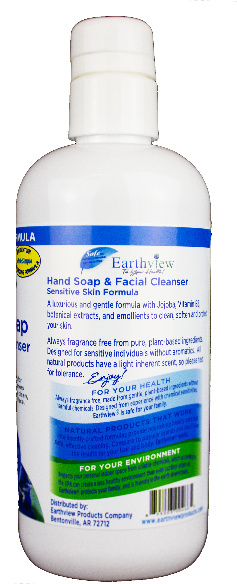 Earthview Fragrance-Free Hand Soap & Facial Cleanser 12-Pack (16 oz each) - Image 8
