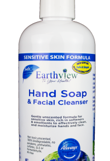 Earthview Fragrance-Free Hand Soap & Facial Cleanser 16 oz