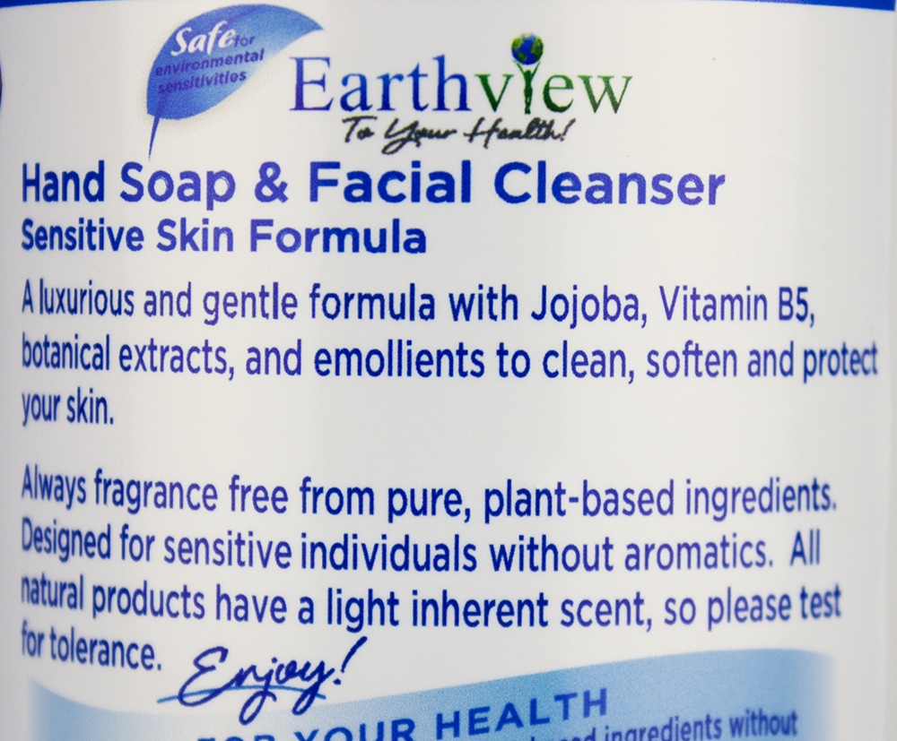 Earthview Fragrance-Free Hand Soap & Facial Cleanser 12-Pack (16 oz each) - Image 4