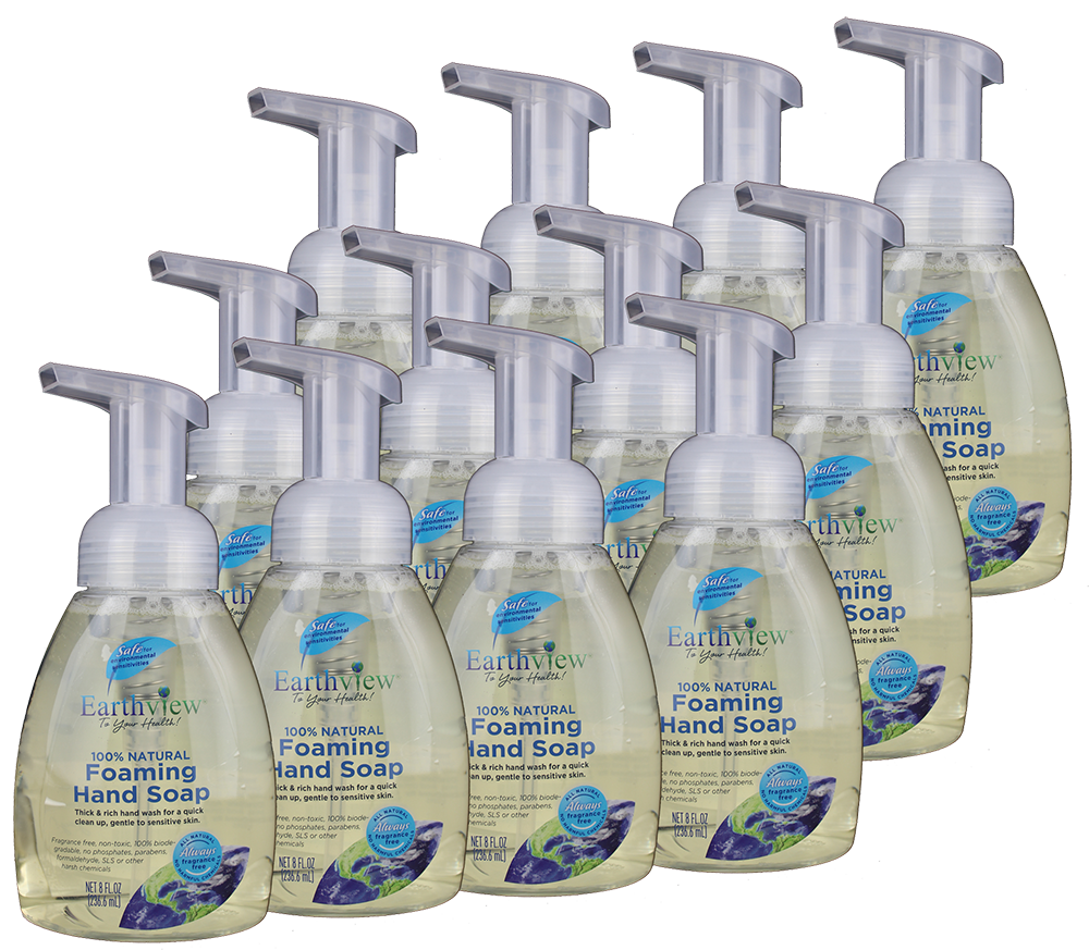 Earthview Foaming Hand Soap 12 Pk/ 8 oz (96 Fl Oz)